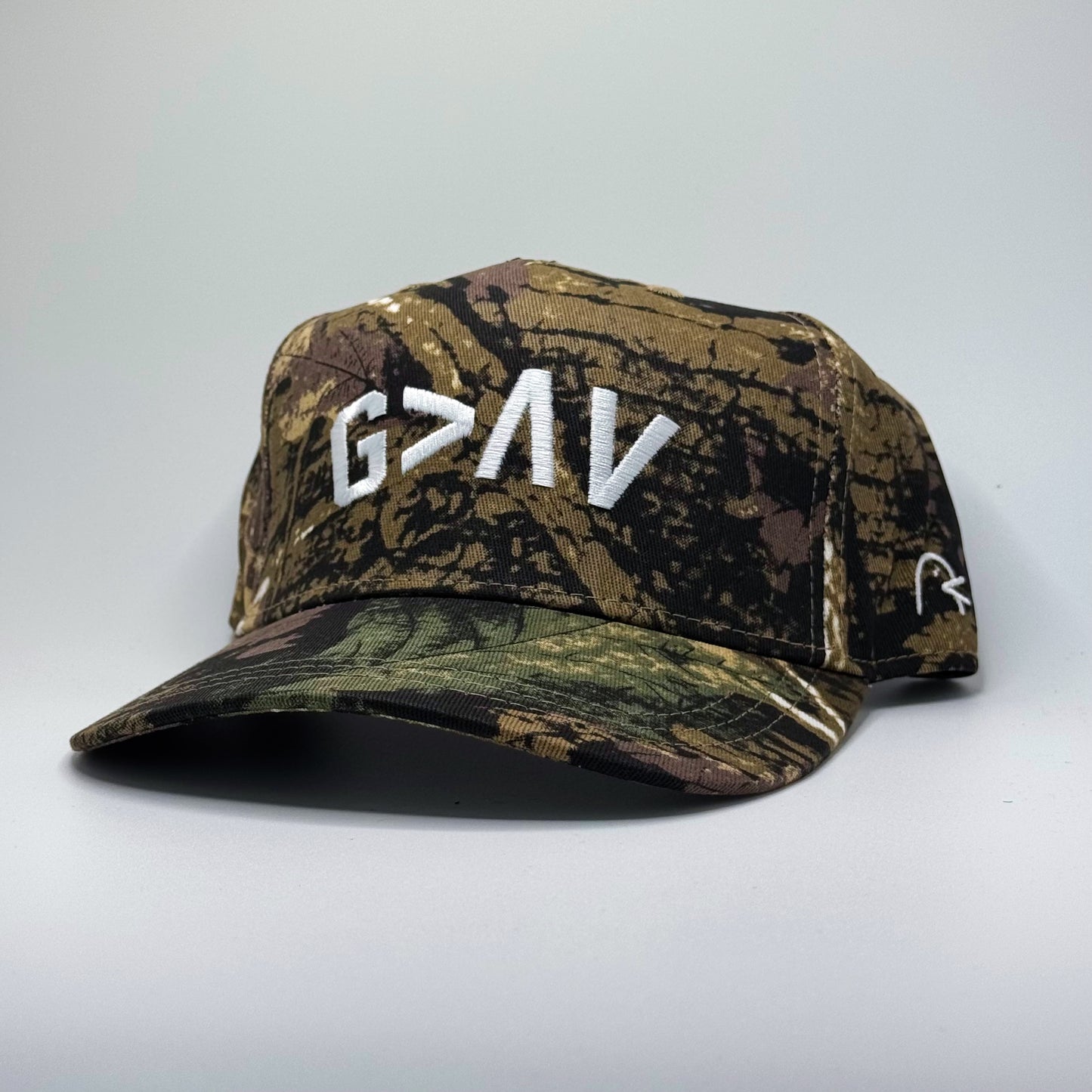 God is Greater Than the Highs and Lows, Camo Trucker Hat
