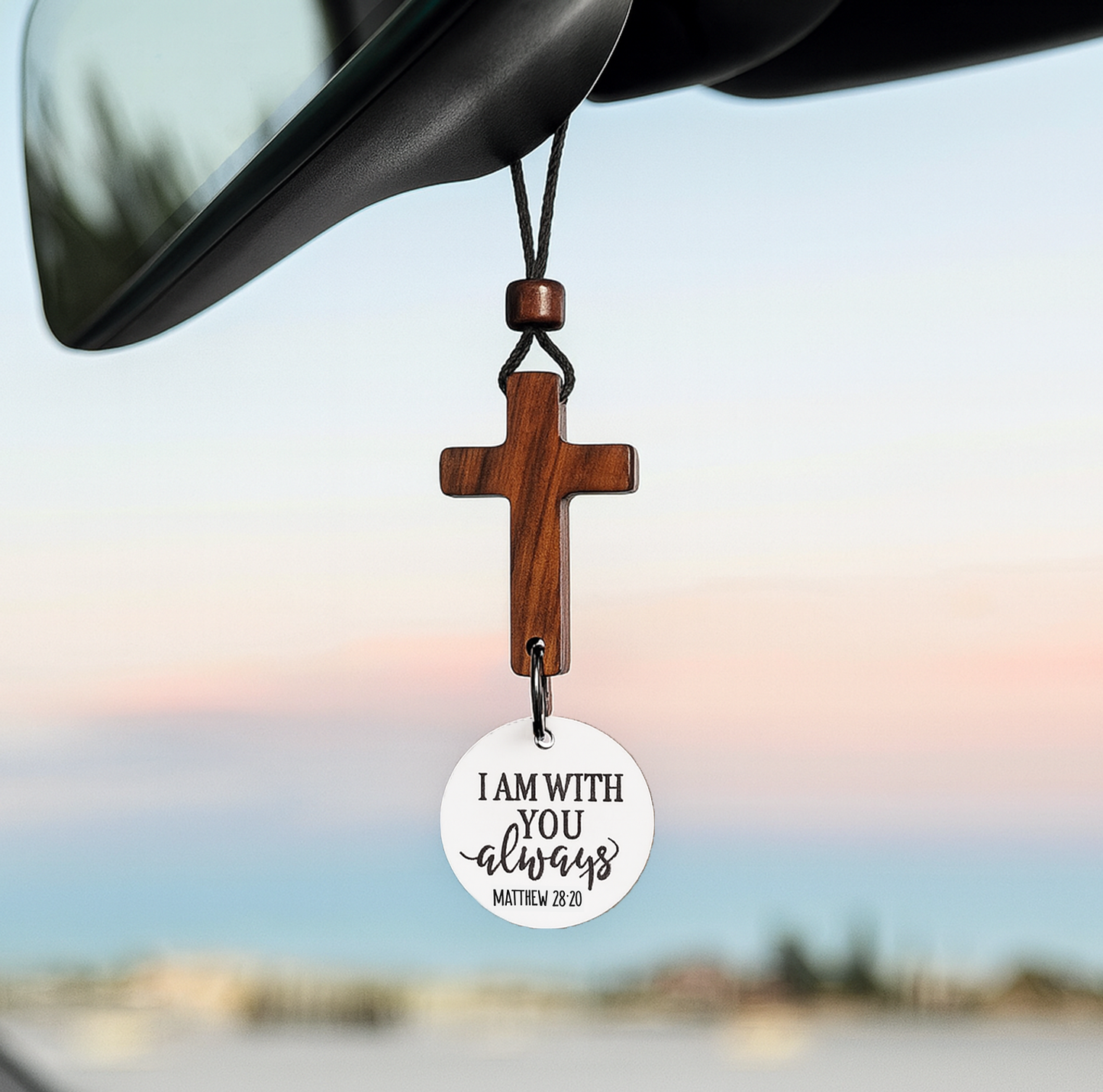 Rearview Hanging Cross Ornament