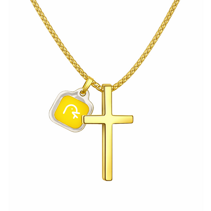 Cross Necklace with Pendant
