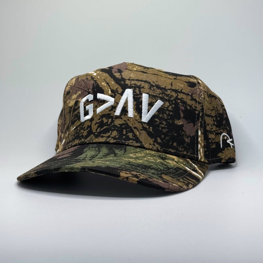 God is Greater Than the Highs and Lows, Camo Trucker Hat