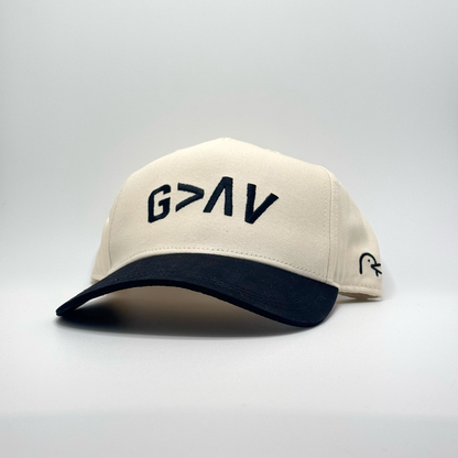 God is Greater Than the Highs and Lows, Black & Tan Trucker Hat