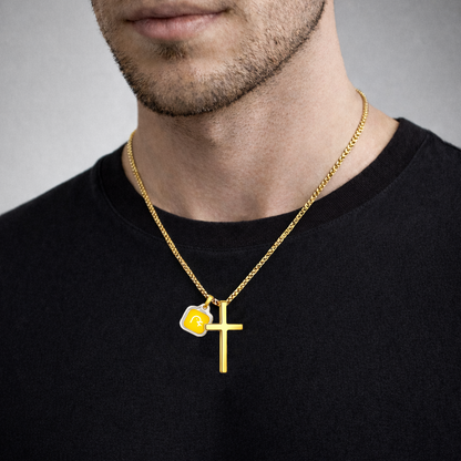 Cross Necklace with Pendant