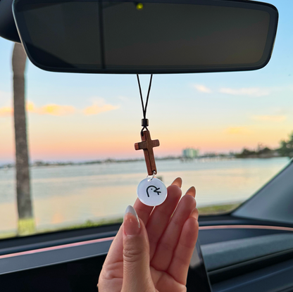 Rearview Hanging Cross Ornament