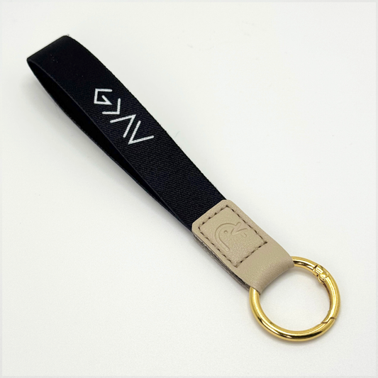God is Greater Scripture Keychain