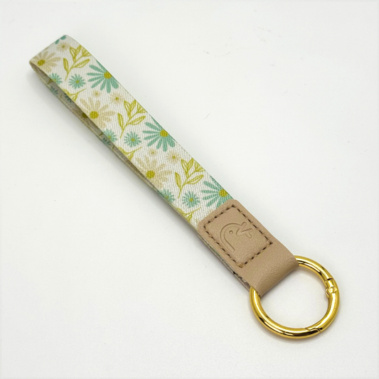 Floral Scripture Keychain